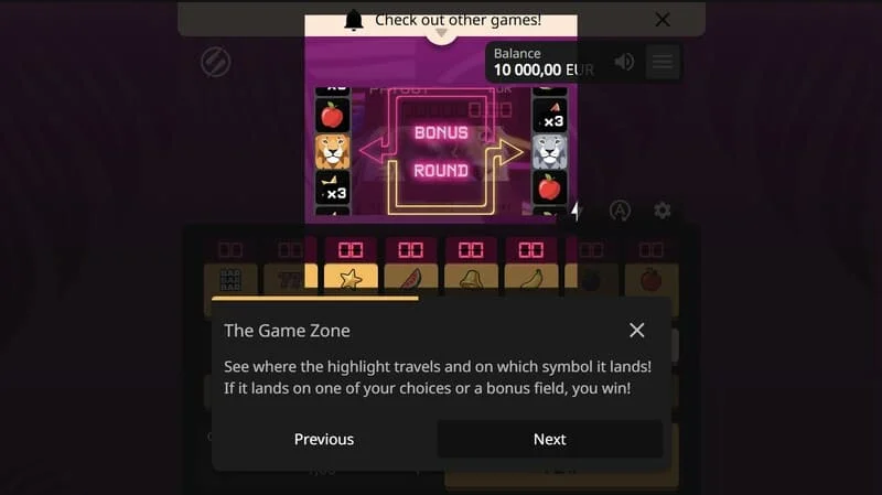 Lion Zama Fruits Bonus Spins – Scatter szimbólumok gyűjtése és speciális mód aktiválása